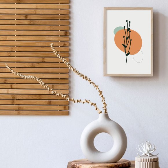 Modern Minimalist Abstract Boho Wall Art Print Home Decor [No Frame] - Picture 4 of 6